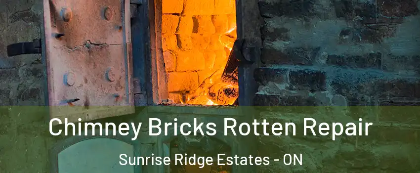  Chimney Bricks Rotten Repair Sunrise Ridge Estates - ON