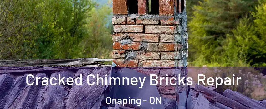  Cracked Chimney Bricks Repair Onaping - ON
