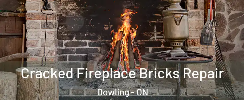  Cracked Fireplace Bricks Repair Dowling - ON