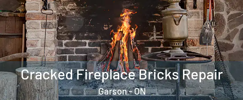  Cracked Fireplace Bricks Repair Garson - ON
