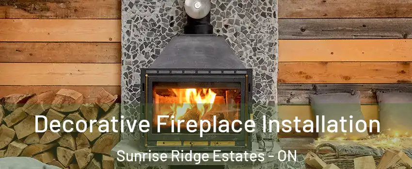  Decorative Fireplace Installation Sunrise Ridge Estates - ON
