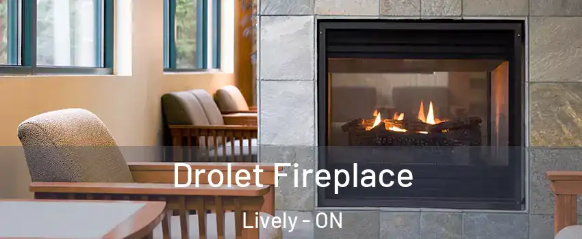  Drolet Fireplace Lively - ON