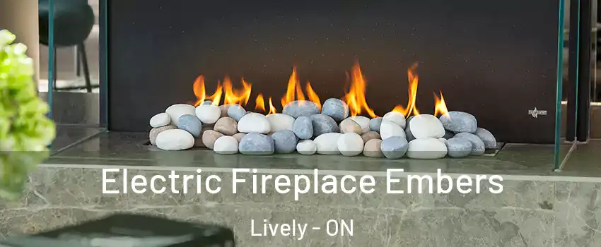  Electric Fireplace Embers Lively - ON