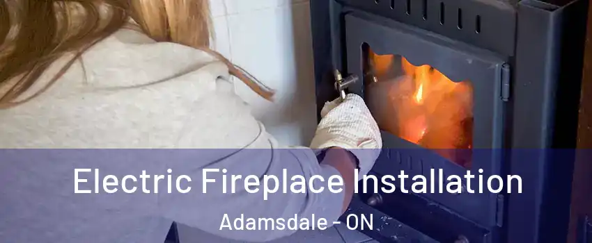  Electric Fireplace Installation Adamsdale - ON