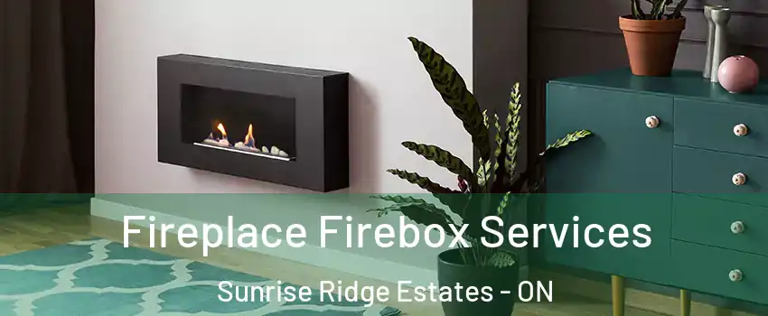 Fireplace Firebox Services Sunrise Ridge Estates - ON