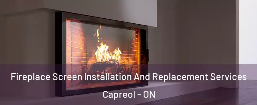 Fireplace Screen Installation And Replacement Services Capreol - ON