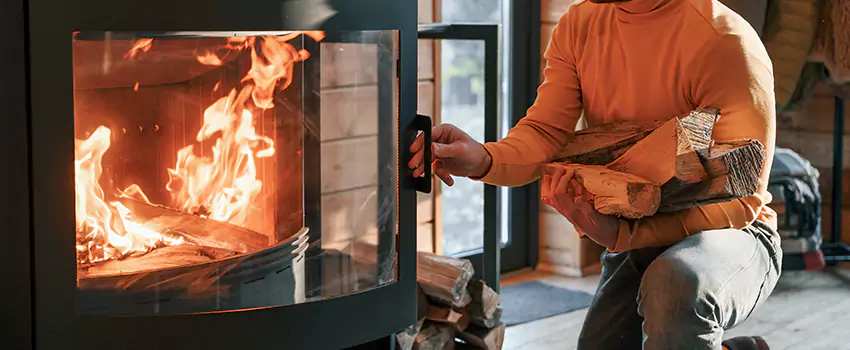 Residential Fireplace Ceramic Glass Installation in Sudbury, ON