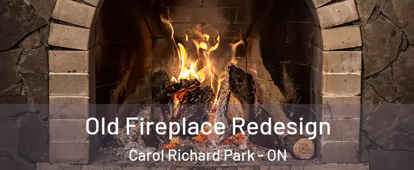 Old Fireplace Redesign Carol Richard Park - ON