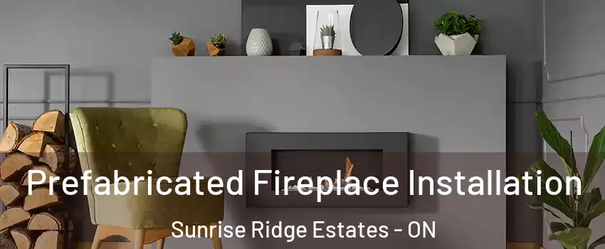  Prefabricated Fireplace Installation Sunrise Ridge Estates - ON