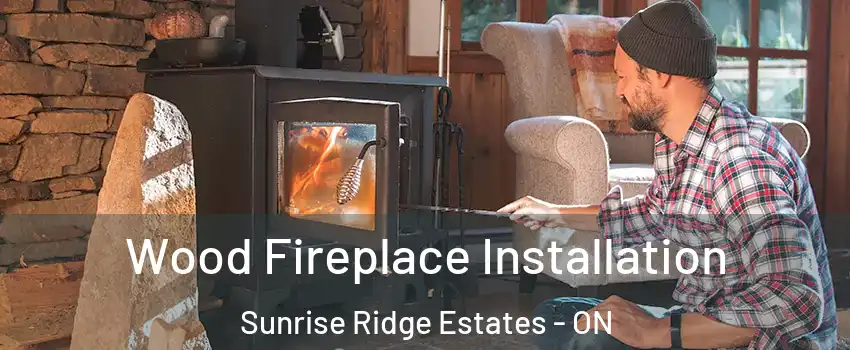  Wood Fireplace Installation Sunrise Ridge Estates - ON